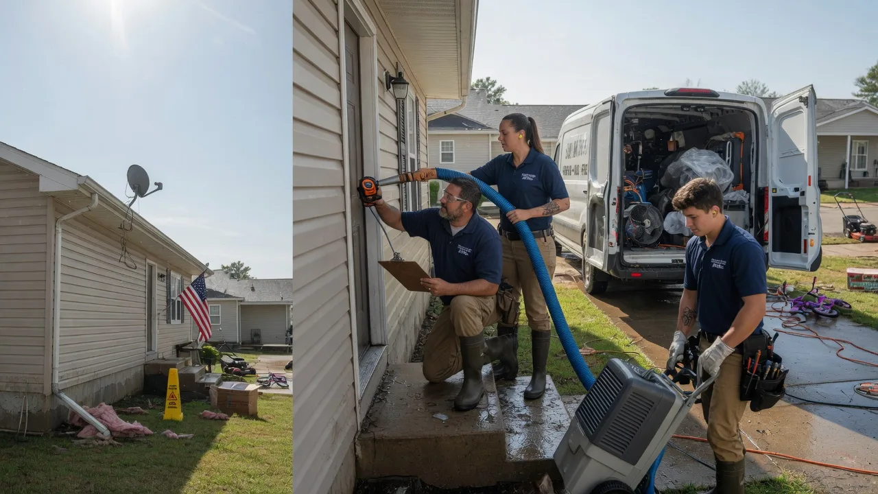 Ceiling Water Damage Restoration in Slovan, PA near me